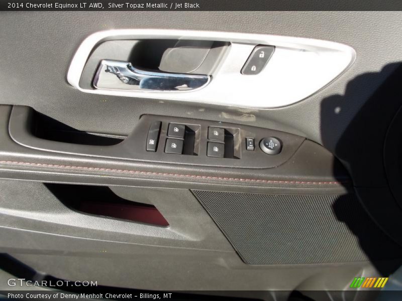 Silver Topaz Metallic / Jet Black 2014 Chevrolet Equinox LT AWD
