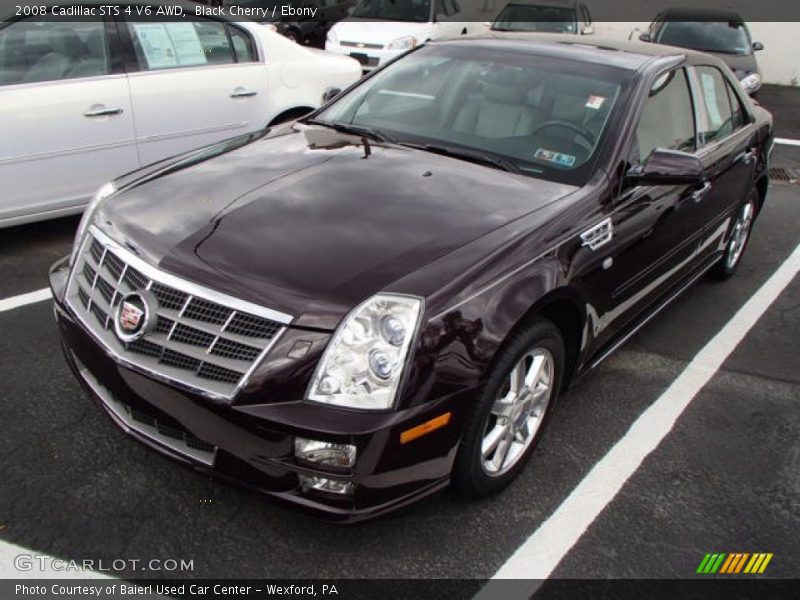 Black Cherry / Ebony 2008 Cadillac STS 4 V6 AWD