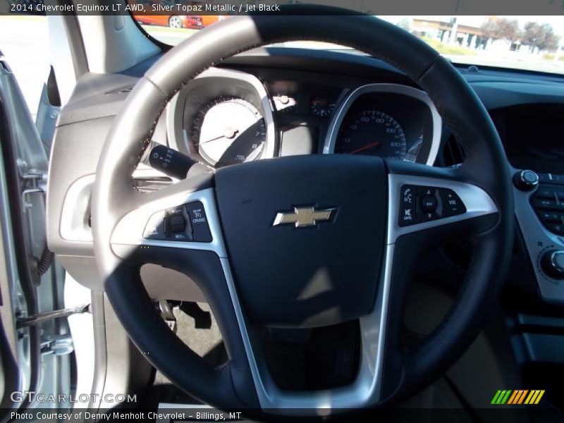 Silver Topaz Metallic / Jet Black 2014 Chevrolet Equinox LT AWD