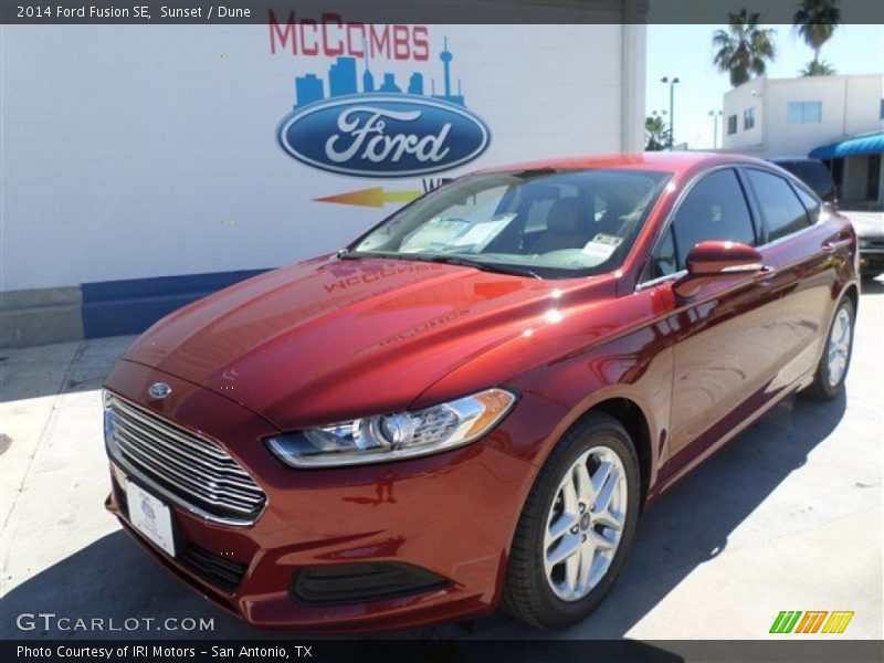 Sunset / Dune 2014 Ford Fusion SE
