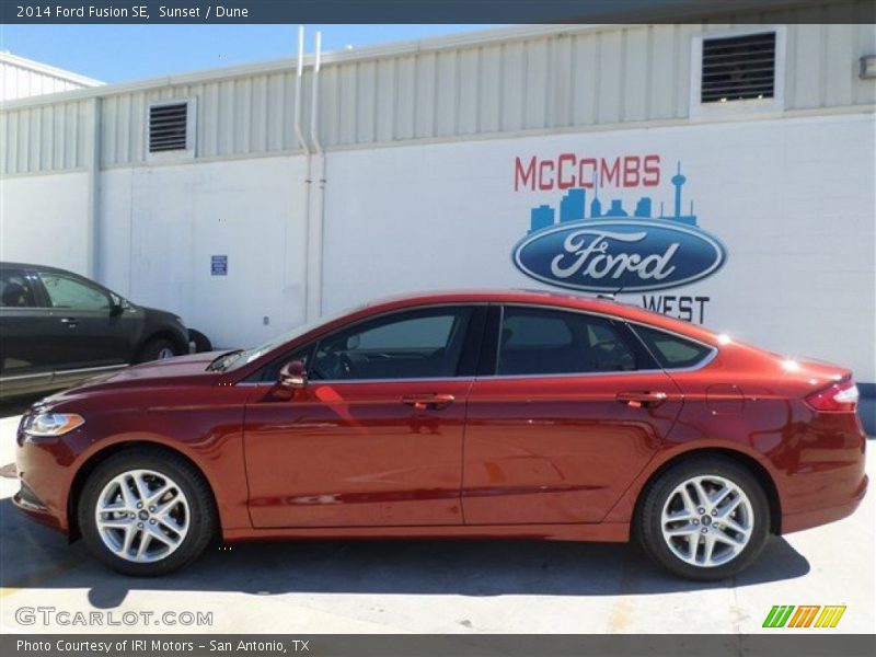 Sunset / Dune 2014 Ford Fusion SE