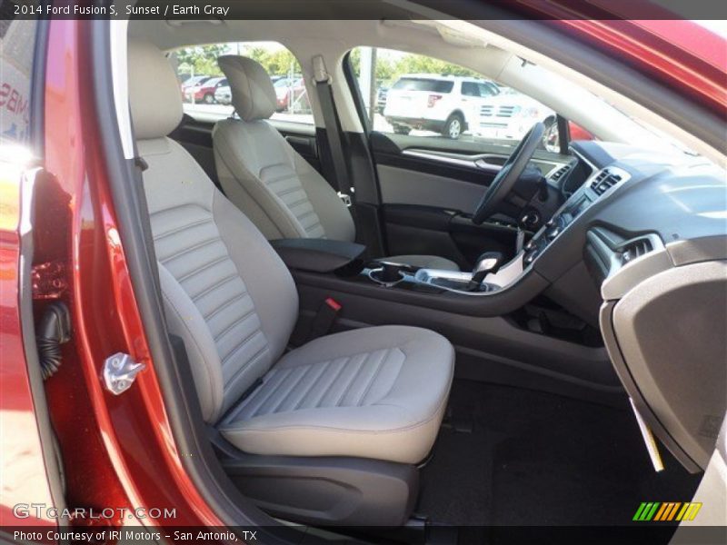 Sunset / Earth Gray 2014 Ford Fusion S