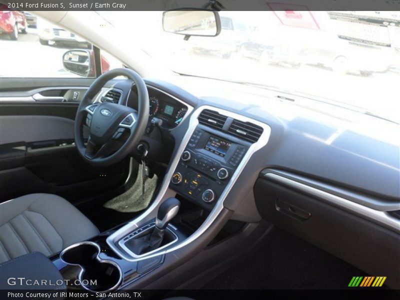 Sunset / Earth Gray 2014 Ford Fusion S