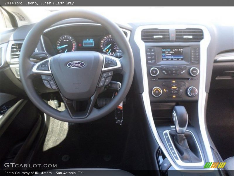 Sunset / Earth Gray 2014 Ford Fusion S