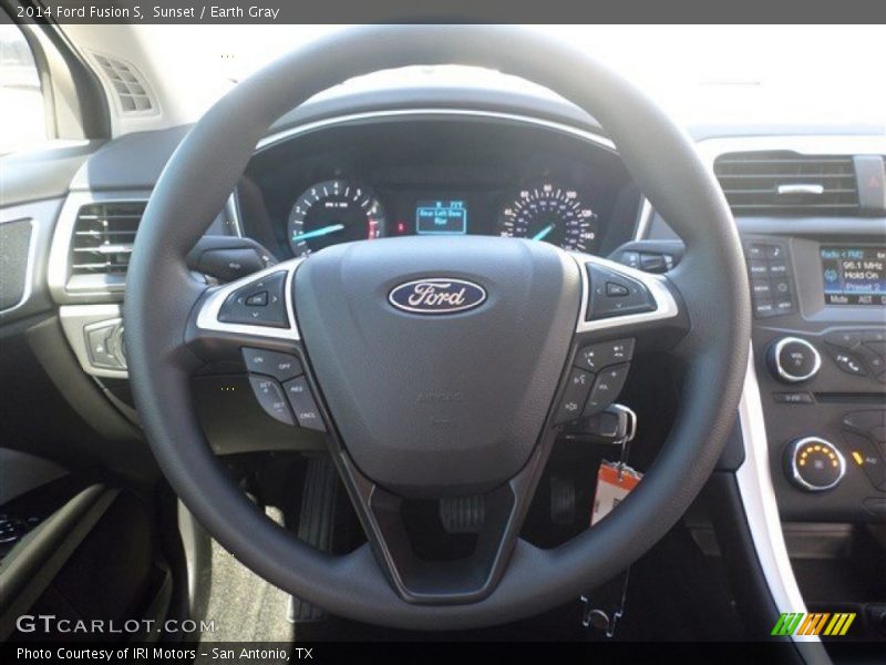 Sunset / Earth Gray 2014 Ford Fusion S