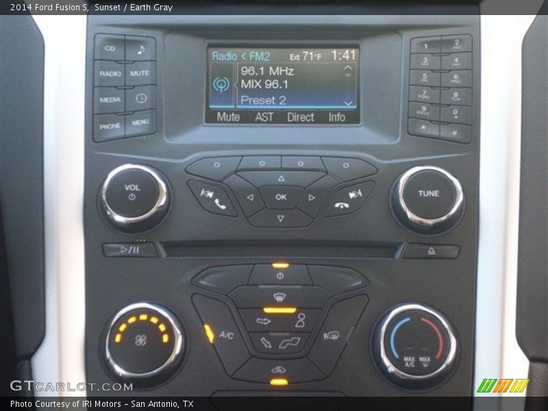 Sunset / Earth Gray 2014 Ford Fusion S