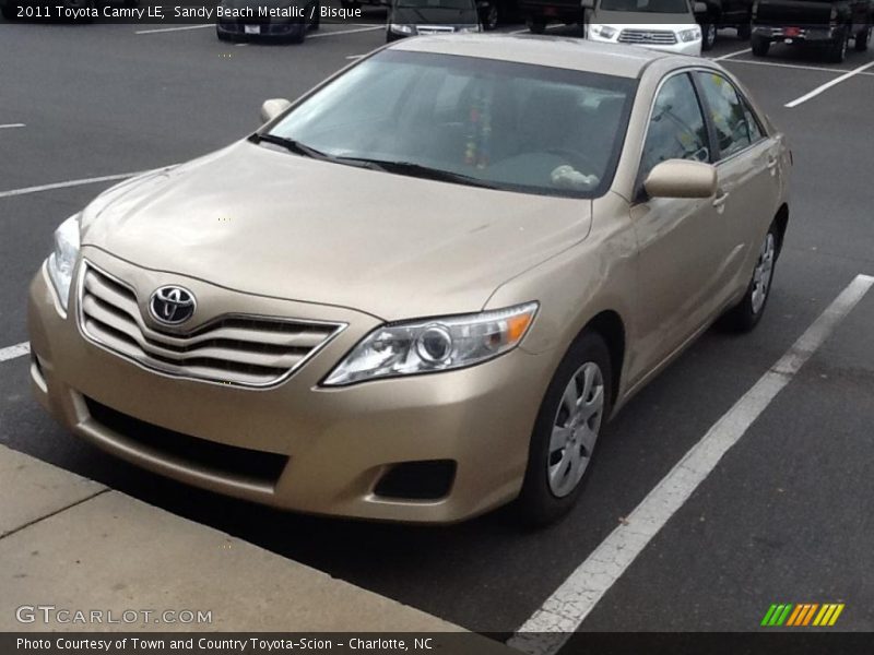 Sandy Beach Metallic / Bisque 2011 Toyota Camry LE