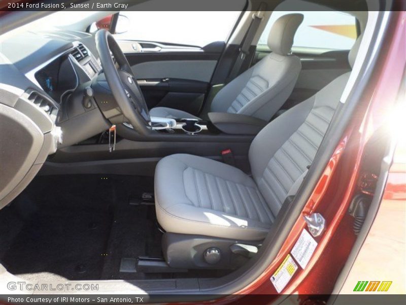 Sunset / Earth Gray 2014 Ford Fusion S
