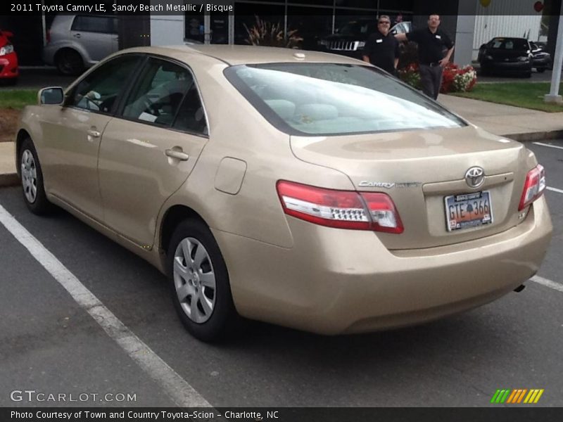 Sandy Beach Metallic / Bisque 2011 Toyota Camry LE