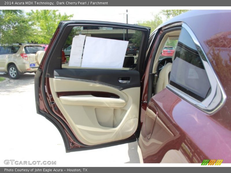 Dark Cherry Pearl / Parchment 2014 Acura MDX Technology