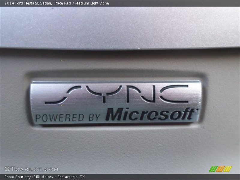 Race Red / Medium Light Stone 2014 Ford Fiesta SE Sedan