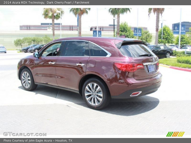 Dark Cherry Pearl / Parchment 2014 Acura MDX Technology