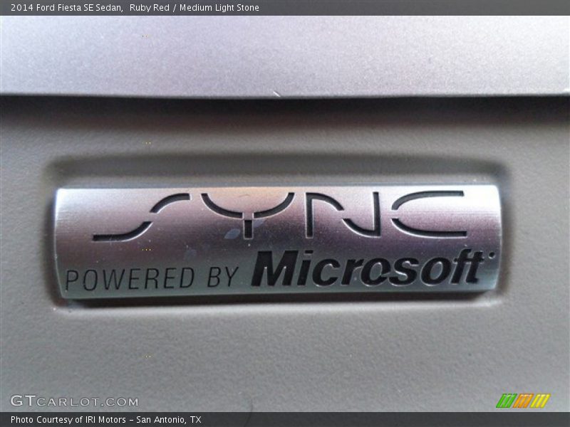 Ruby Red / Medium Light Stone 2014 Ford Fiesta SE Sedan