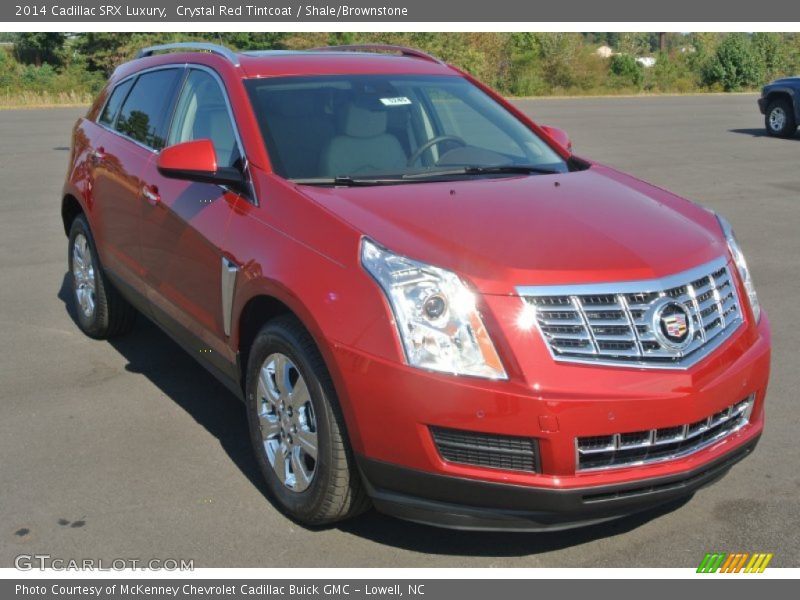 Crystal Red Tintcoat / Shale/Brownstone 2014 Cadillac SRX Luxury