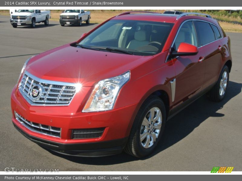 Crystal Red Tintcoat / Shale/Brownstone 2014 Cadillac SRX Luxury