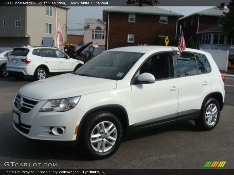 Candy White / Charcoal 2011 Volkswagen Tiguan S 4Motion
