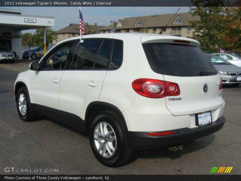 Candy White / Charcoal 2011 Volkswagen Tiguan S 4Motion