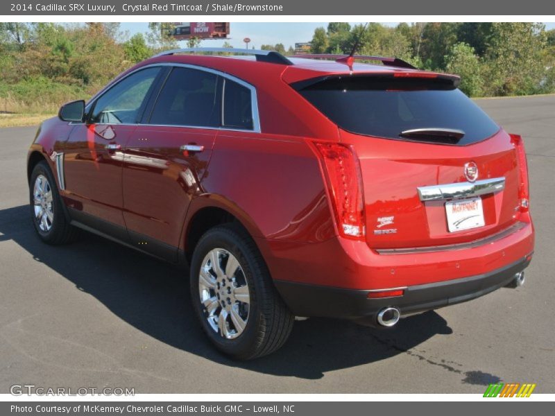 Crystal Red Tintcoat / Shale/Brownstone 2014 Cadillac SRX Luxury