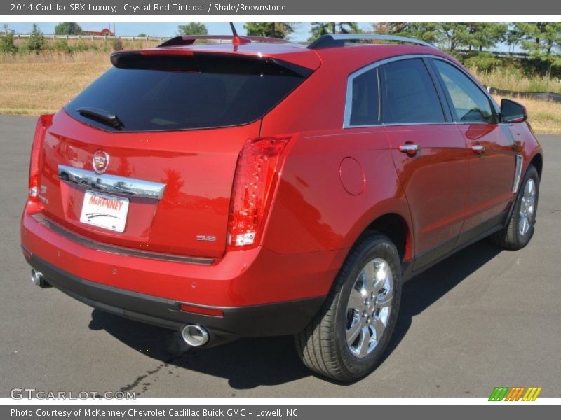 Crystal Red Tintcoat / Shale/Brownstone 2014 Cadillac SRX Luxury