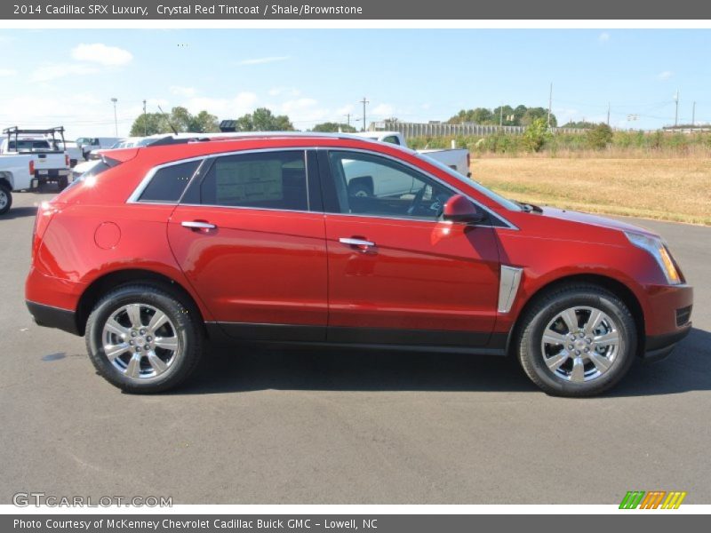 Crystal Red Tintcoat / Shale/Brownstone 2014 Cadillac SRX Luxury