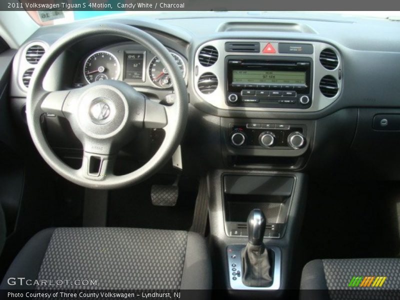 Candy White / Charcoal 2011 Volkswagen Tiguan S 4Motion