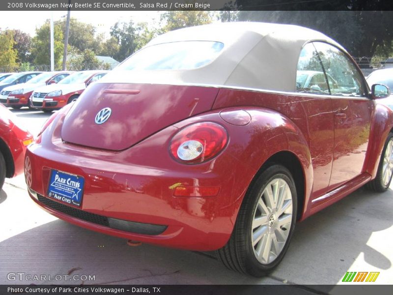 Salsa Red / Cream Beige 2008 Volkswagen New Beetle SE Convertible
