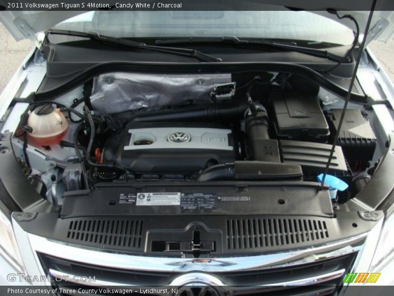 Candy White / Charcoal 2011 Volkswagen Tiguan S 4Motion