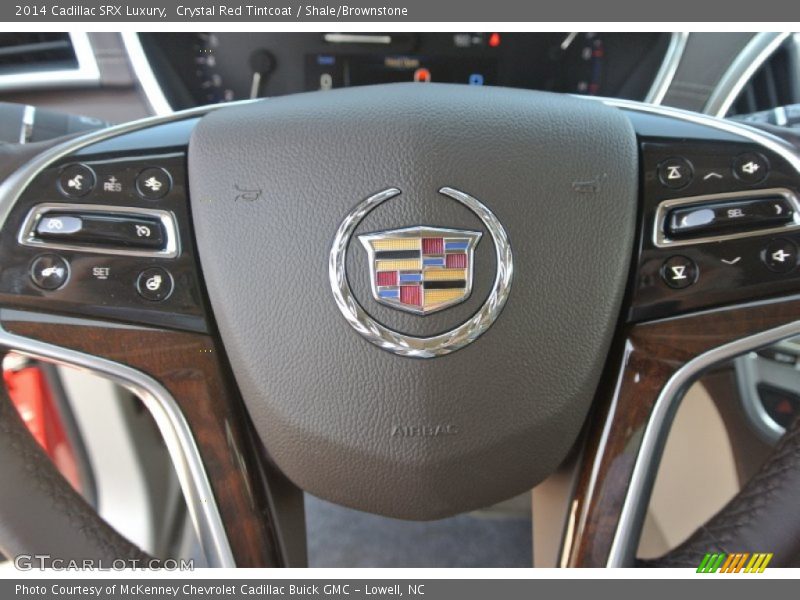 Crystal Red Tintcoat / Shale/Brownstone 2014 Cadillac SRX Luxury