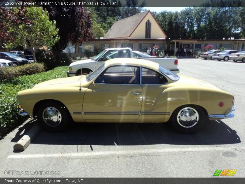 Pampas Yellow / Tan 1969 Volkswagen Karmann Ghia Coupe