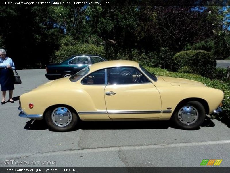Pampas Yellow / Tan 1969 Volkswagen Karmann Ghia Coupe