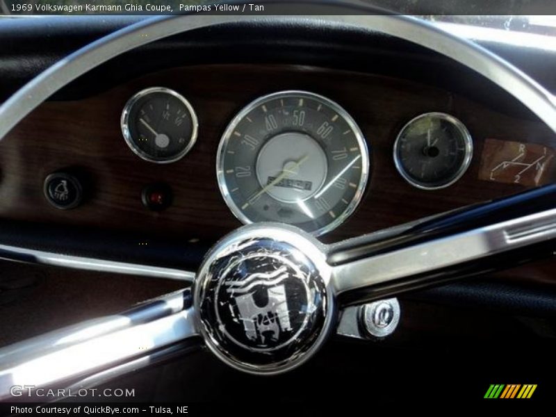 Pampas Yellow / Tan 1969 Volkswagen Karmann Ghia Coupe