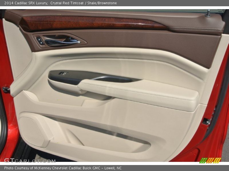 Crystal Red Tintcoat / Shale/Brownstone 2014 Cadillac SRX Luxury