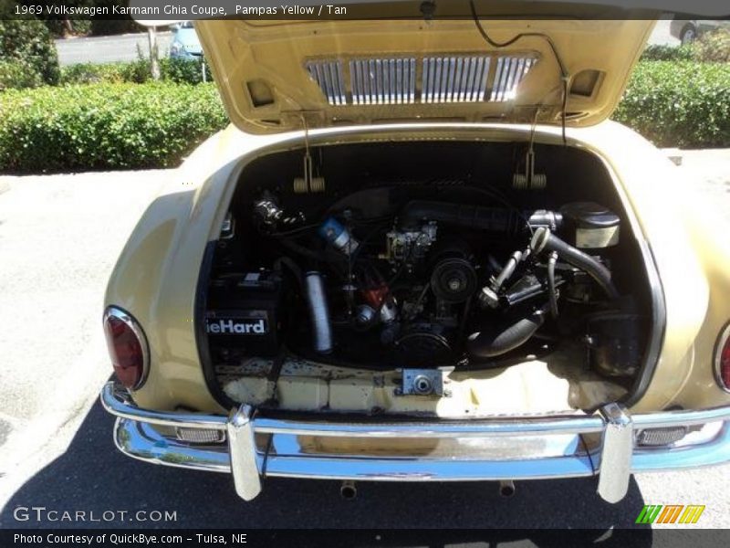 Pampas Yellow / Tan 1969 Volkswagen Karmann Ghia Coupe