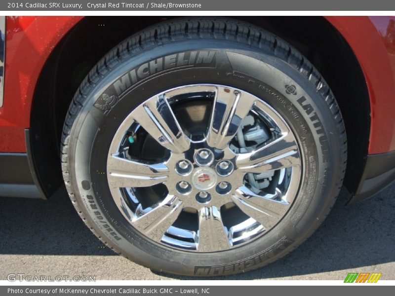 Crystal Red Tintcoat / Shale/Brownstone 2014 Cadillac SRX Luxury