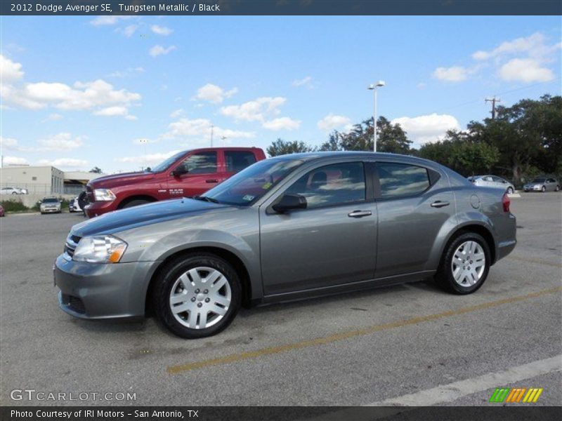 Tungsten Metallic / Black 2012 Dodge Avenger SE