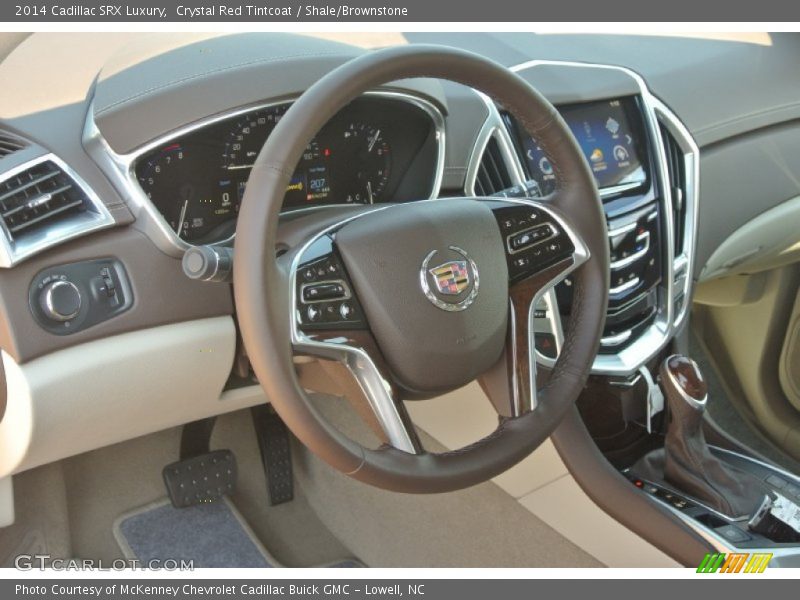 Crystal Red Tintcoat / Shale/Brownstone 2014 Cadillac SRX Luxury