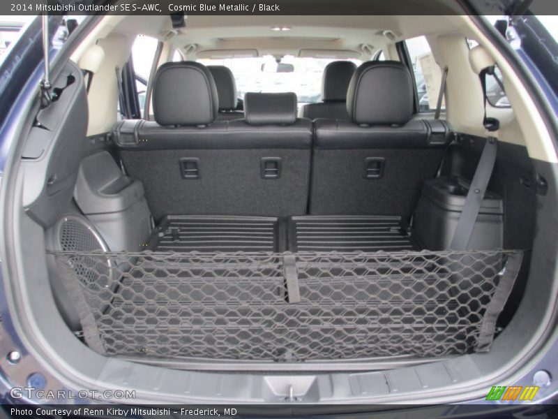 Cosmic Blue Metallic / Black 2014 Mitsubishi Outlander SE S-AWC