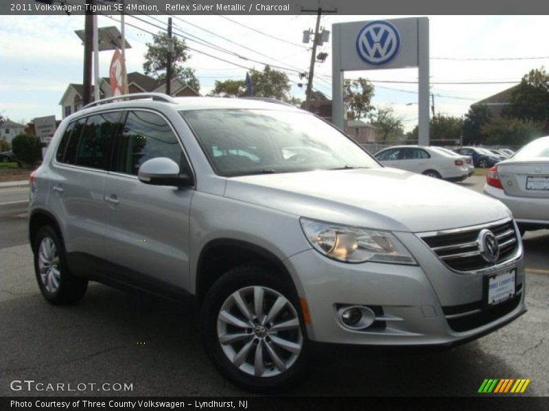 Reflex Silver Metallic / Charcoal 2011 Volkswagen Tiguan SE 4Motion