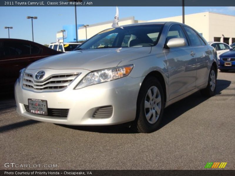 Classic Silver Metallic / Ash 2011 Toyota Camry LE