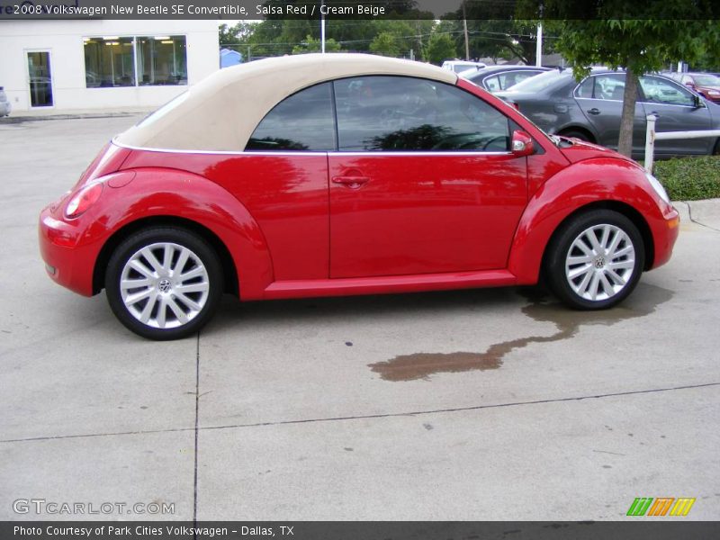 Salsa Red / Cream Beige 2008 Volkswagen New Beetle SE Convertible