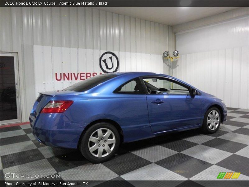 Atomic Blue Metallic / Black 2010 Honda Civic LX Coupe
