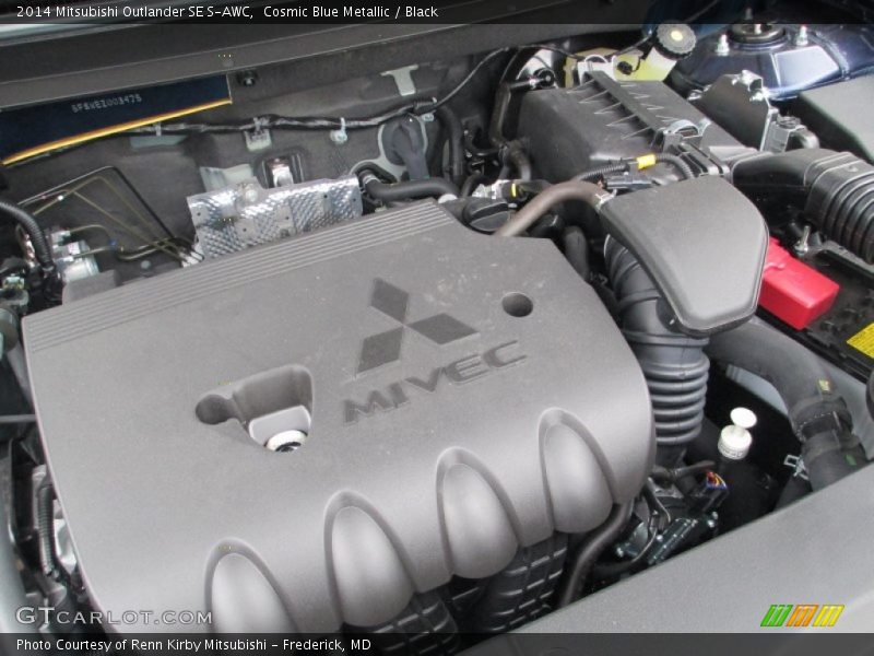  2014 Outlander SE S-AWC Engine - 2.4 Liter SOHC 16-Valve MIVEC 4 Cylinder