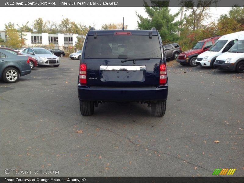 True Blue Pearl / Dark Slate Gray 2012 Jeep Liberty Sport 4x4