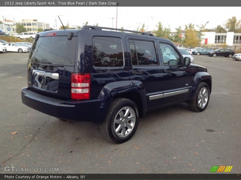 True Blue Pearl / Dark Slate Gray 2012 Jeep Liberty Sport 4x4