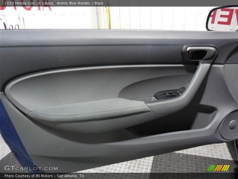 Atomic Blue Metallic / Black 2010 Honda Civic LX Coupe