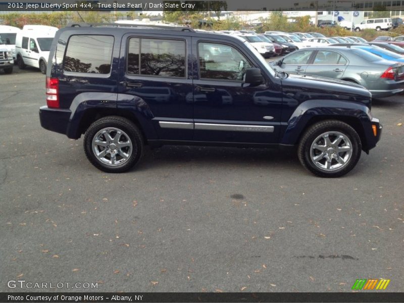 True Blue Pearl / Dark Slate Gray 2012 Jeep Liberty Sport 4x4