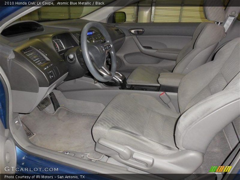 Atomic Blue Metallic / Black 2010 Honda Civic LX Coupe
