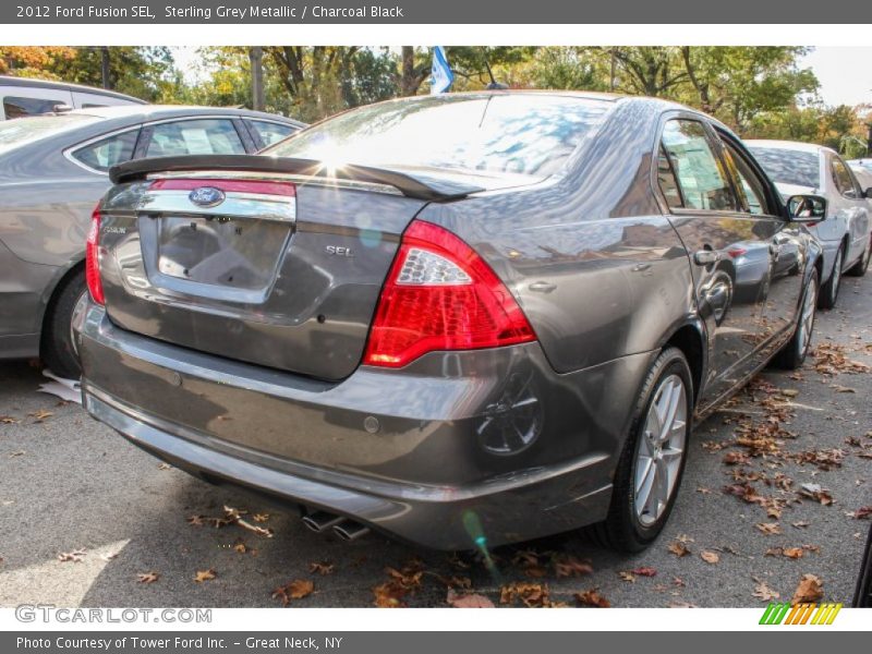 Sterling Grey Metallic / Charcoal Black 2012 Ford Fusion SEL