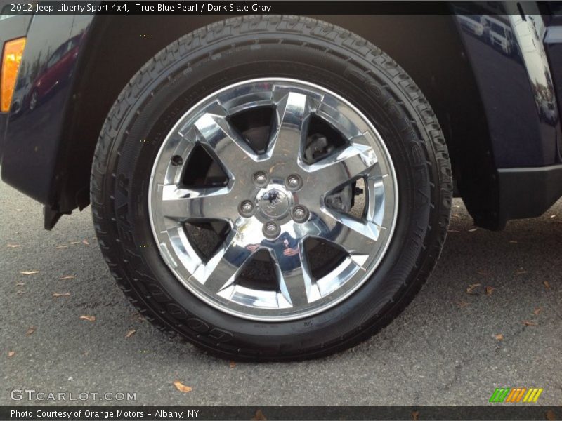True Blue Pearl / Dark Slate Gray 2012 Jeep Liberty Sport 4x4