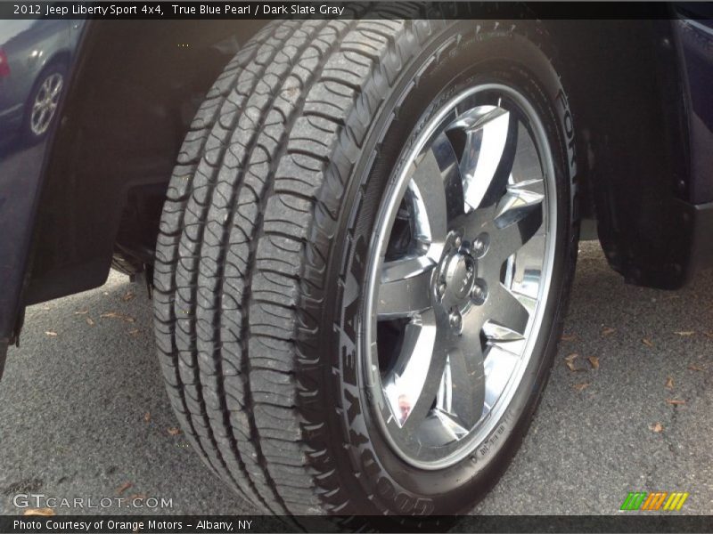 True Blue Pearl / Dark Slate Gray 2012 Jeep Liberty Sport 4x4